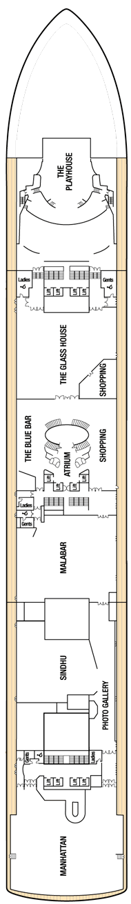 Azura Deck plan & cabin plan