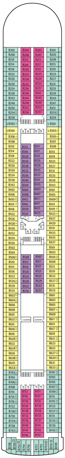 Ventura Deck Plan & Cabin Plan