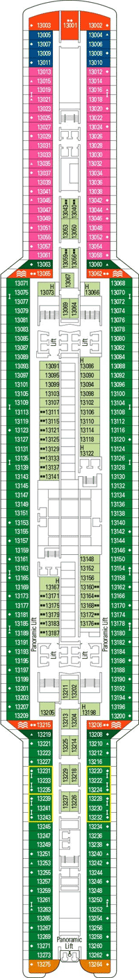 Deck plan MSC Seaview unlimited validity