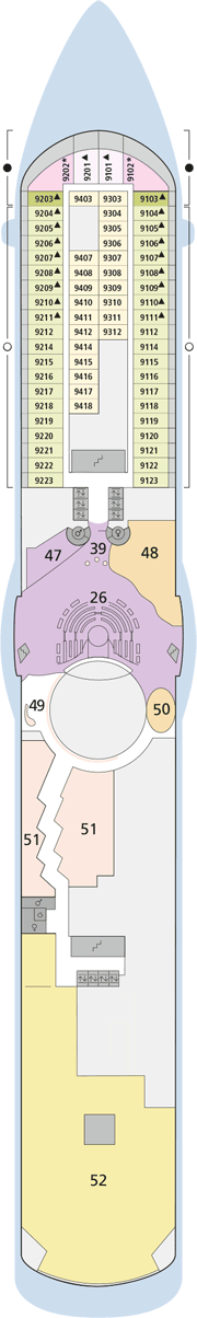 AIDAmar Deckplan & Kabinen-Plan