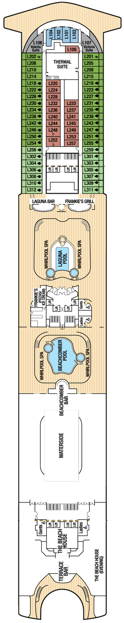 Ventura Deck Plan & Cabin Plan