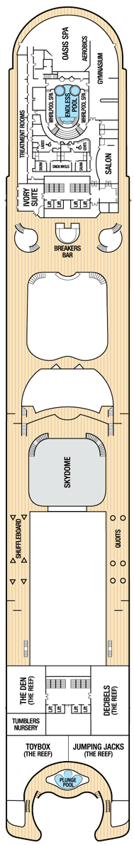 Ventura Deck Plan & Cabin Plan