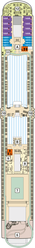 Mein Schiff 1 Deck Plan Cabin Plan