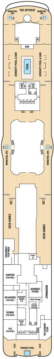 Britannia Deck Plan & Cabin Plan