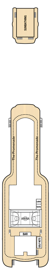 Britannia Deck plan & cabin plan