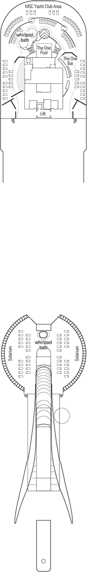 MSC Fantasia Deck plan & cabin plan