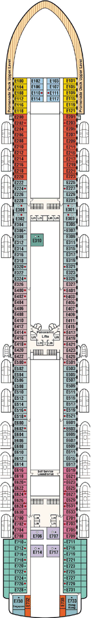 Deck plan M/S Sapphire Princess from 06/12/2016