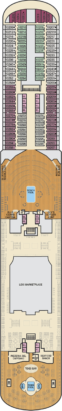 horizon cruise ship deck plans