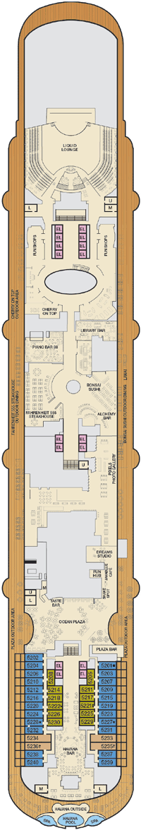 Carnival Horizon Deck plan & cabin plan