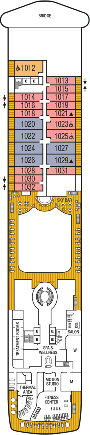 Deck Plan M S Seabourn Ovation Unlimited Validity