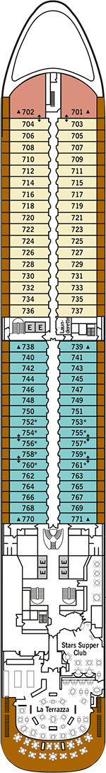 Deck plan M/S Silver Spirit from 06/05/2018