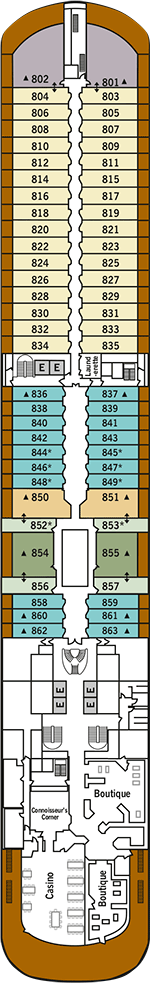 Deck plan M/S Silver Spirit from 06/05/2018