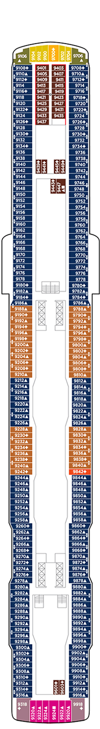 Norwegian Encore Deck plan & cabin plan