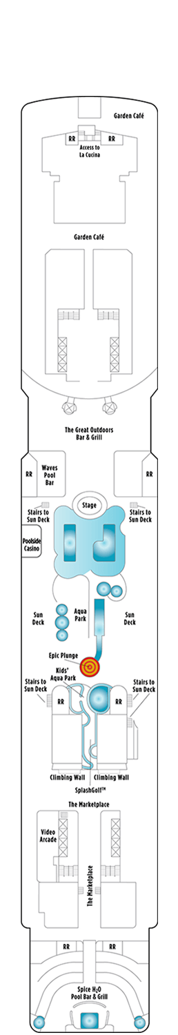 Norwegian Epic Deckplan Kabinen Plan