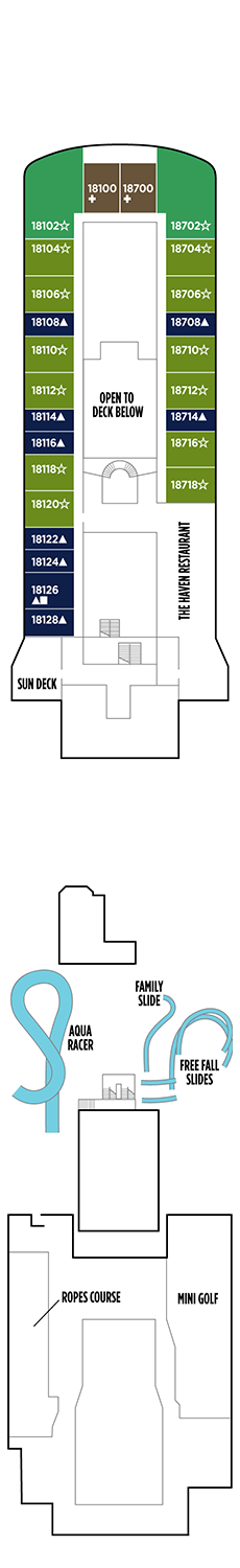Norwegian Escape Deck 18