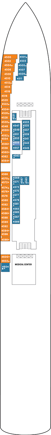 Norwegian Jade Deck Plan Cabin Plan