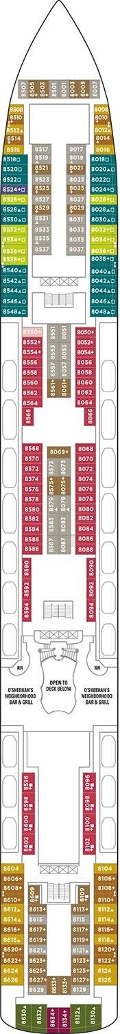 Norwegian Jade Deck plan & cabin plan