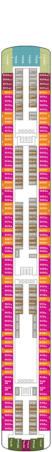 Norwegian Jade Deck Plan Cabin Plan