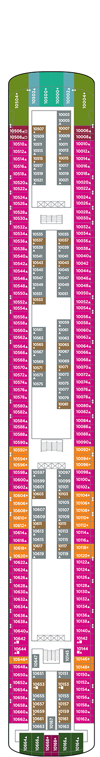 Norwegian Jewel Deck plan & cabin plan