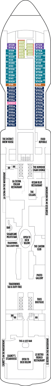 Norwegian Joy Deck Plan And Cabin Plan 