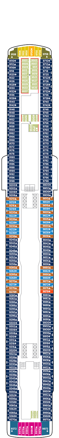 Norwegian Joy Deck plan & cabin plan