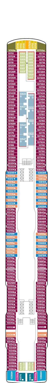 Norwegian Joy Deck 10