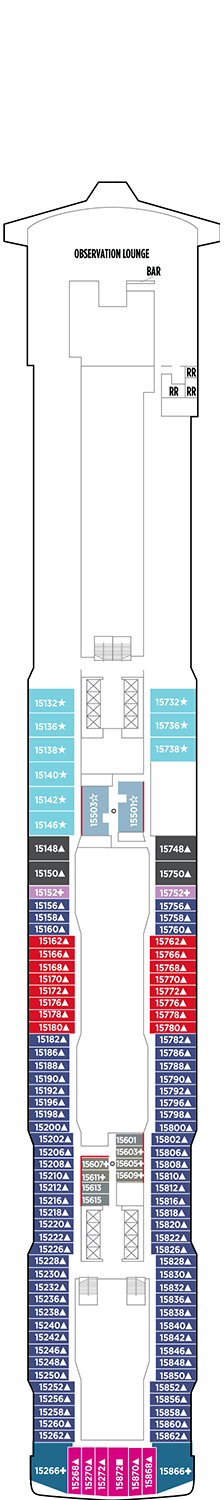 Norwegian Joy Deck plan & cabin plan