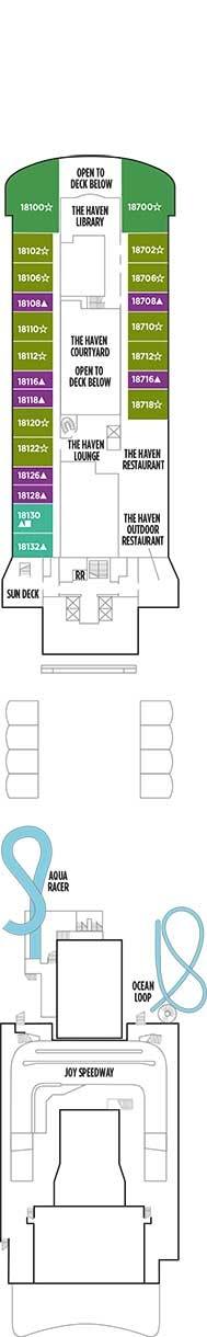 Norwegian Joy Deck Plan And Cabin Plan 1771