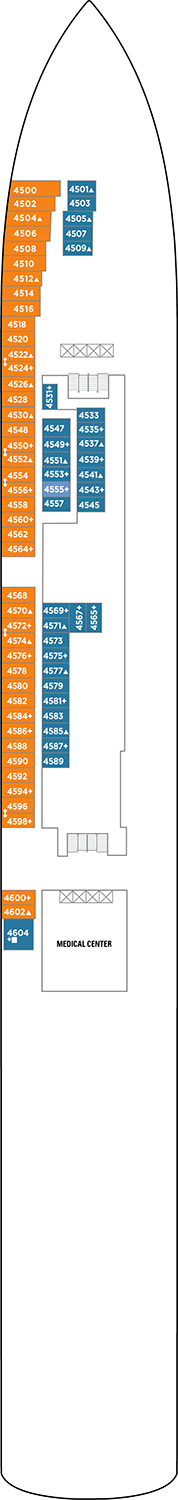 Norwegian Pearl Deck Plan Cabin Plan