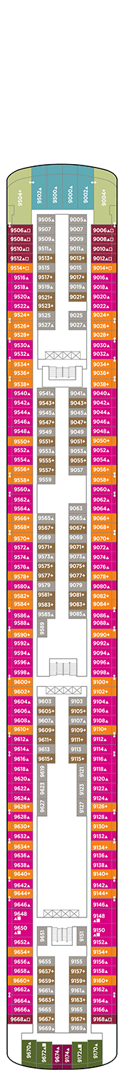 Norwegian Pearl Deck Plan Cabin Plan