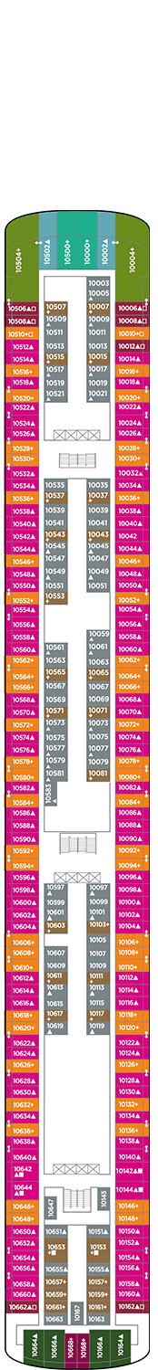 Norwegian Pearl Deck Plan Cabin Plan