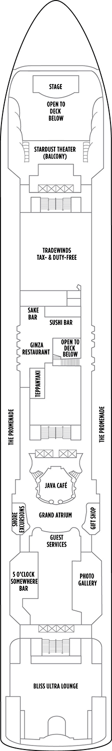 Norwegian Star Deck plan & cabin plan