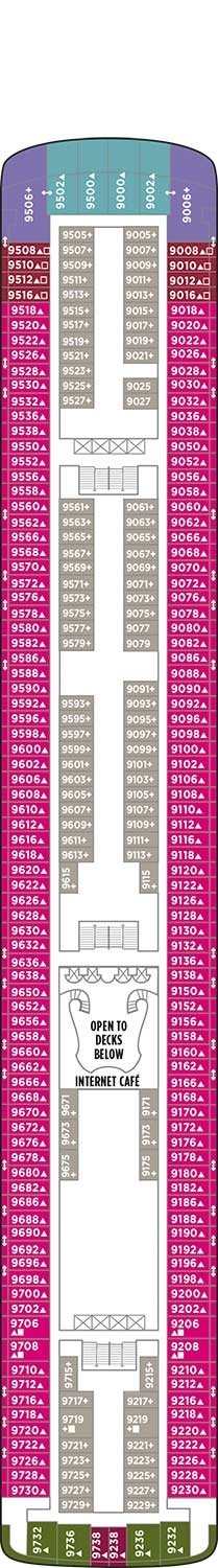 Norwegian Star Deck plan & cabin plan