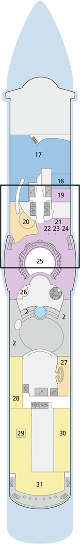 AIDAmar Deckplan & Kabinen-Plan