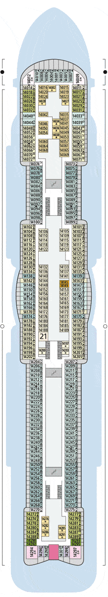 aidacosma passenger capacity
