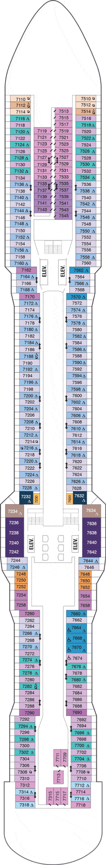 Anthem Of The Seas Deck Plan Cabin Plan