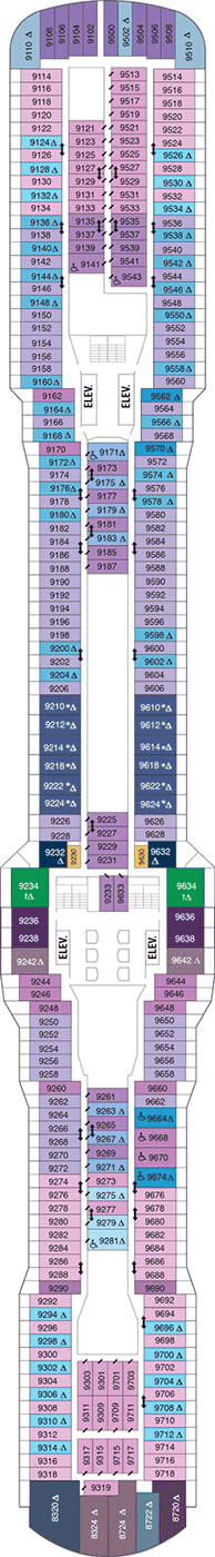 Anthem of the Seas Deck plan & cabin plan