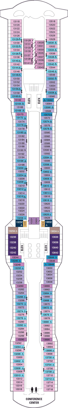 Anthem of the Seas Deck plan & cabin plan