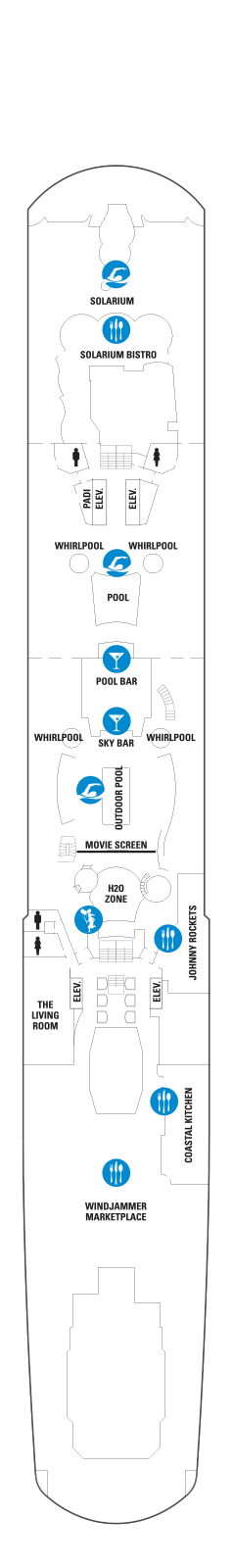 Anthem of the Seas Deck plan & cabin plan