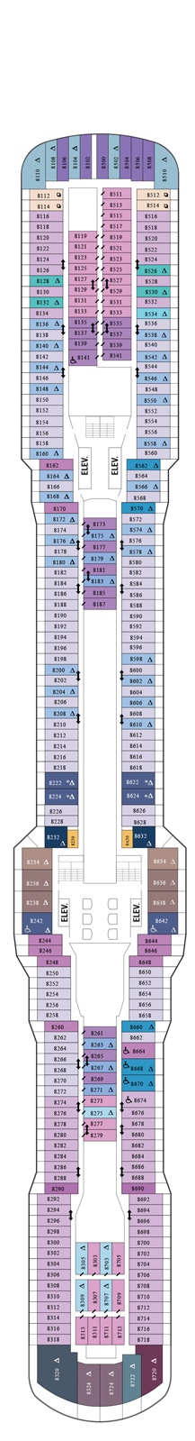 Anthem of the Seas Deck plan & cabin plan