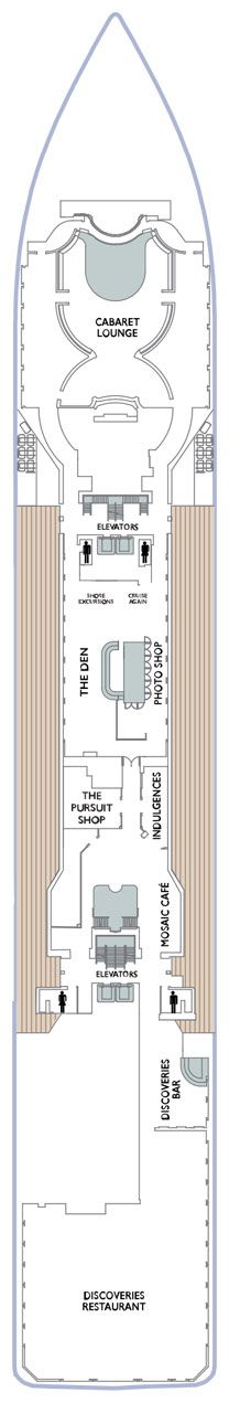 Azamara Pursuit Deck plan & cabin plan from 15/10/2018 until 31/12/2019