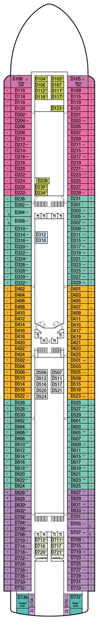 Azura Deck Plan Cabin Plan From 01 01 2019