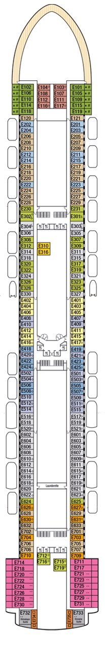 Azura Deck Plan Cabin Plan From 01 01 2019