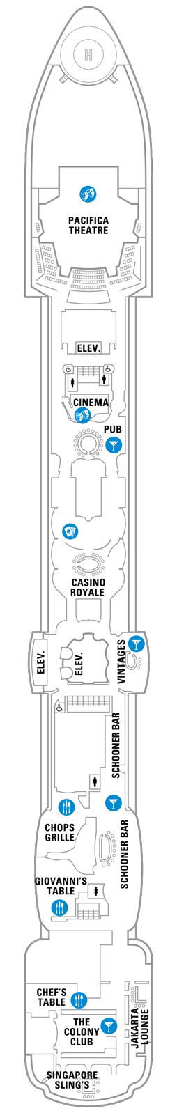 cruise deck plans brilliance of the seas