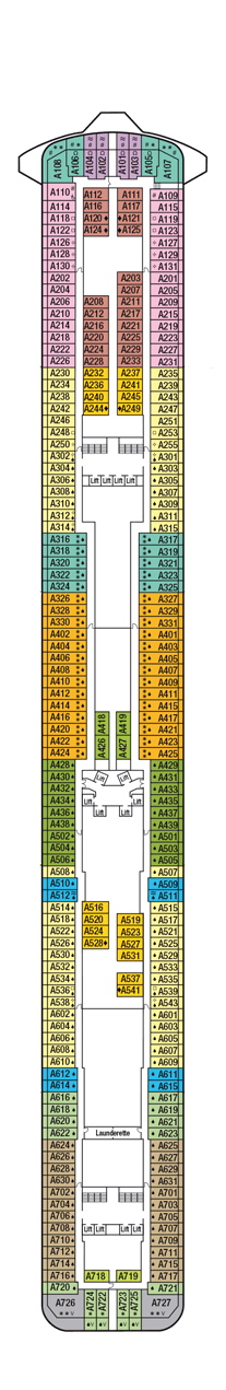 britannia cruise ship deck d