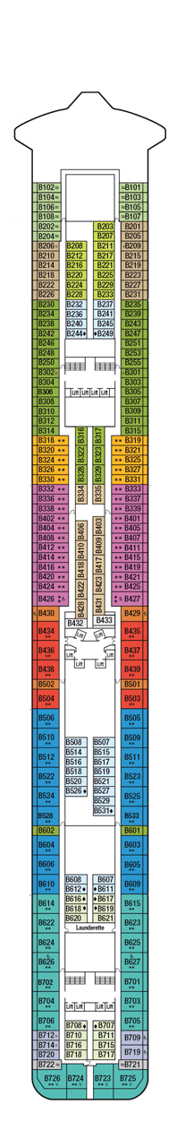 Britannia Deckplan & Kabinen-Plan