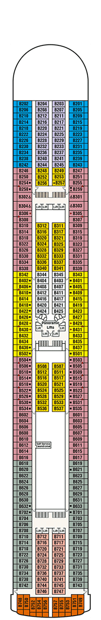 Caribbean Princess Deck Plan Cabin Plan