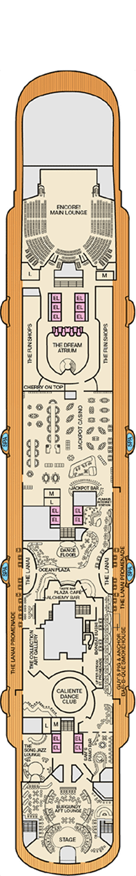 Carnival Dream Deck Plan Cabin Plan