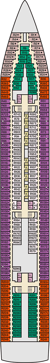 Carnival Fantasy Riviera-Deck