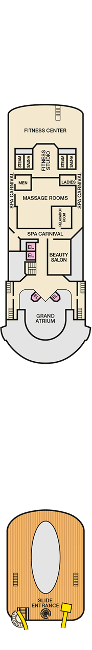 Carnival Fascination Sports deck